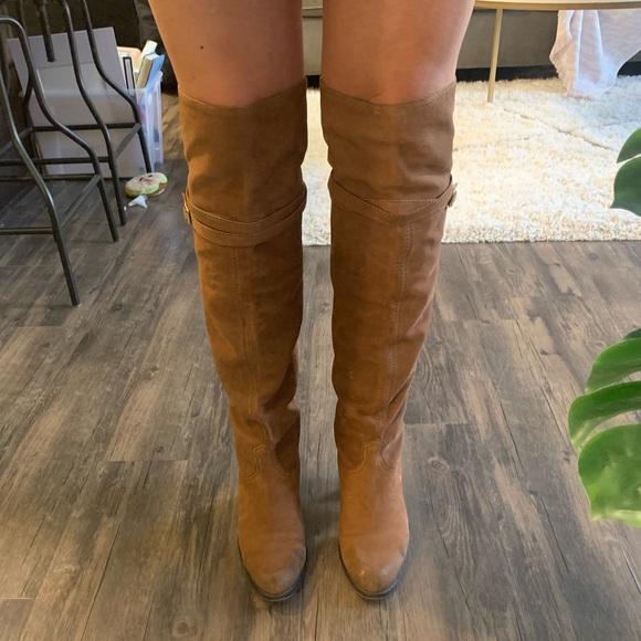 Vince Camuto Leather Over The Knee 